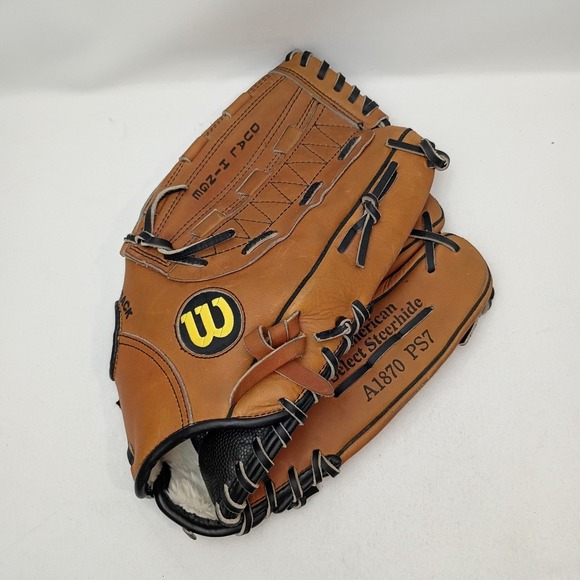 Wilson Accessories - Wilson Pro Staff Series A1870 PS7 Baseball Glove, 13.5 Inch, Dual Hinge Web RHT